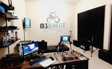 Logo do estúdio M3 BIKE FIT STUDIO